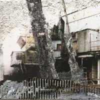 Cement Factory 12, 21” x 20” Mixed Media
Paint, plaster, corrugated cardboard, fiber tape, photographs on vellum.